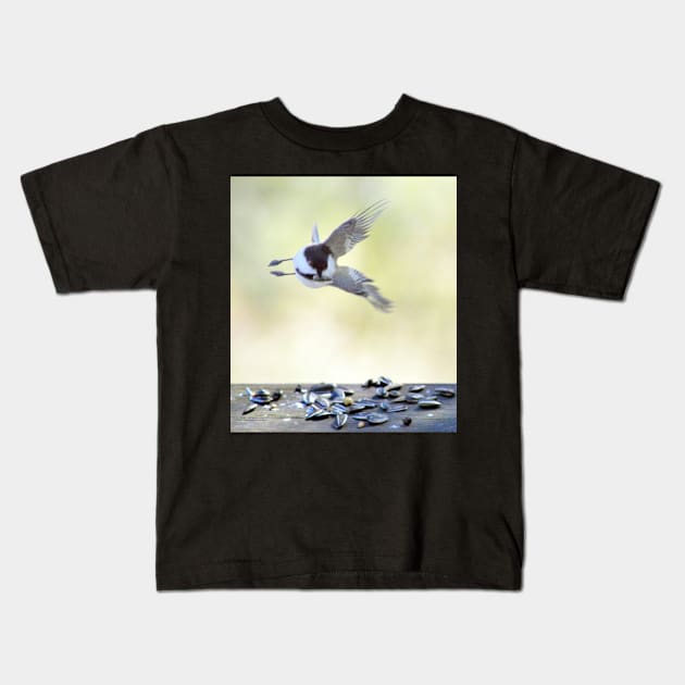 mid-flight... Kids T-Shirt by LaurieMinor